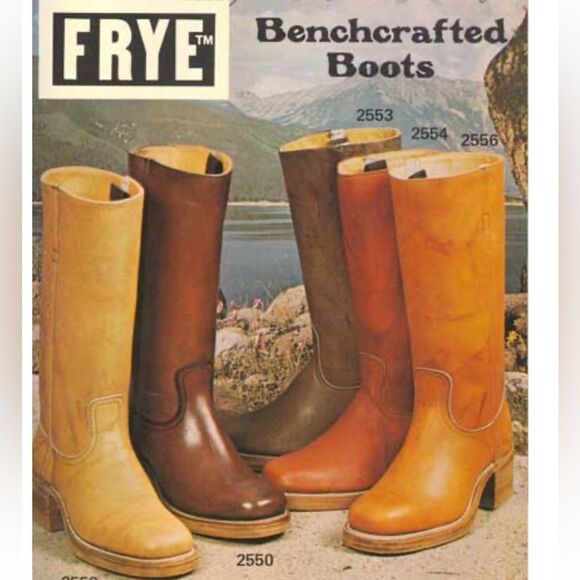 Vintage FRYE Black Label Tall Distressed Leather Boots | Size 9.5 main image 8